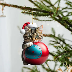 Cute Cat Christmas Ornaments