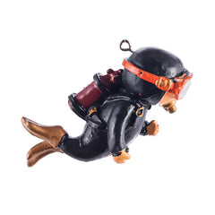 Resin Frogman Aquarium Ornaments