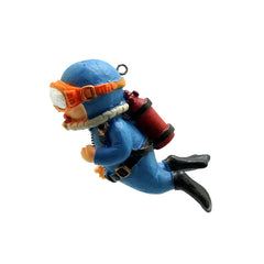 Resin Frogman Aquarium Ornaments