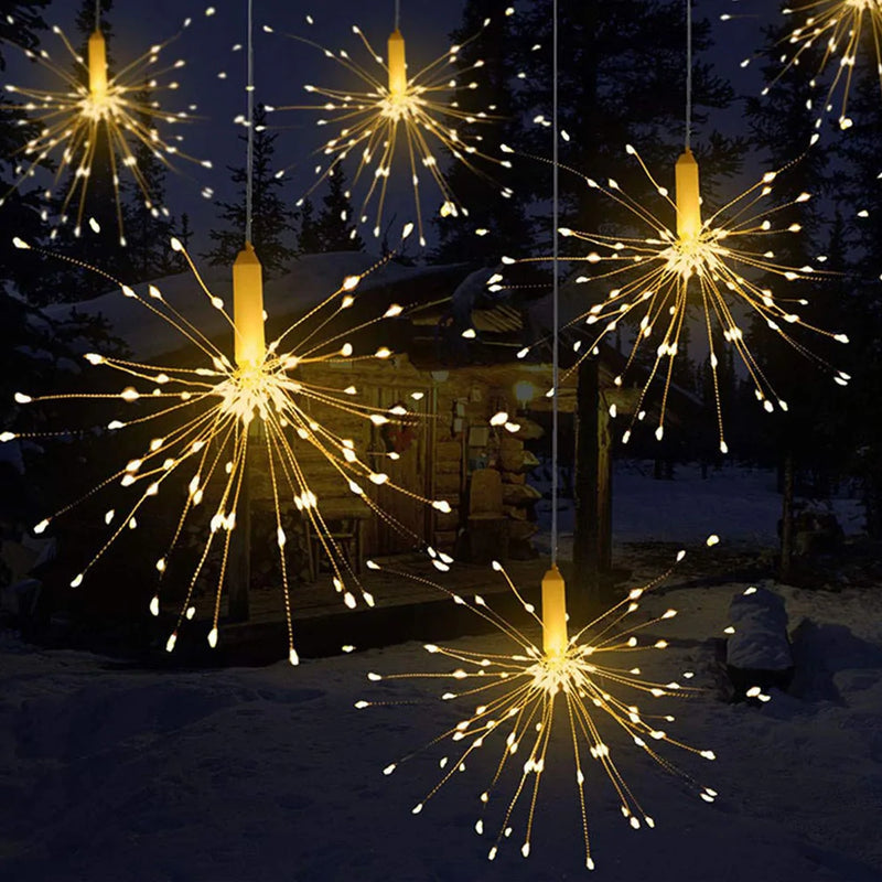 Festival Hanging Starburst String Lights